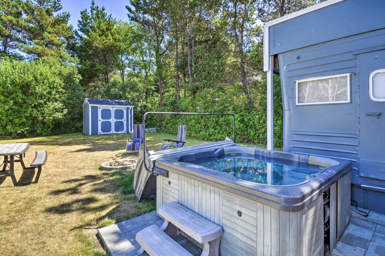 Coastal Pnw Gem With Hot Tub - Walk To Beach! Grayland Eksteriør bilde